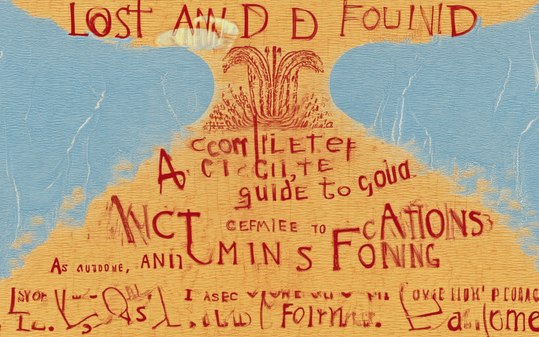 Lost and Found: A Complete Guide to Meaning, Actions, and Outcomes